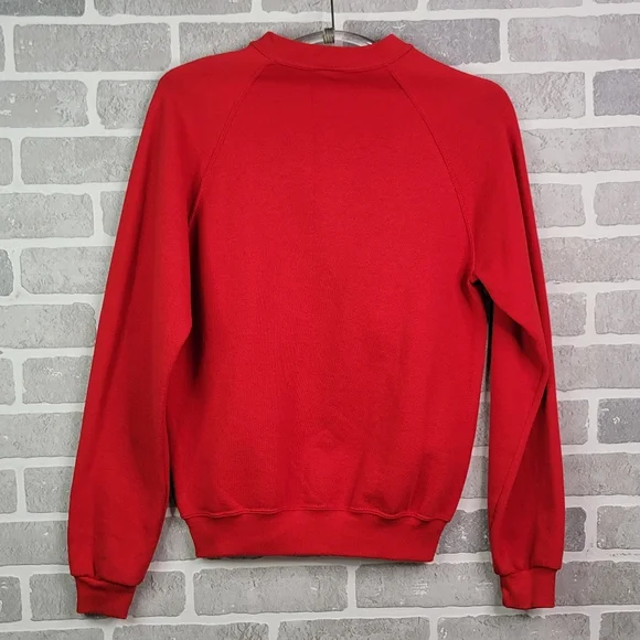 Jerzees Vintage 80's Made in USA Christmas Lights Light Up Ugly Sweatshirt S - Picture 8 of 16